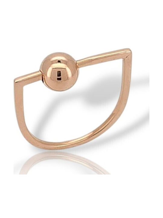 Mentzos Ring made of Silver Gold Plated