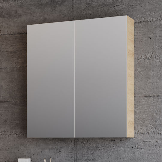 Martin Банско Огледало от MDF 60x14см Бежов
