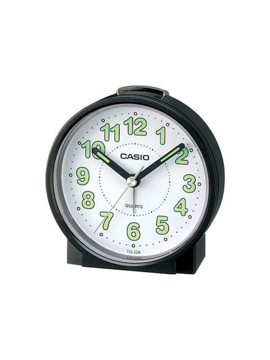 Casio Επιτραπέζιο Ρολόι Μαύρο TQ-228-1EF