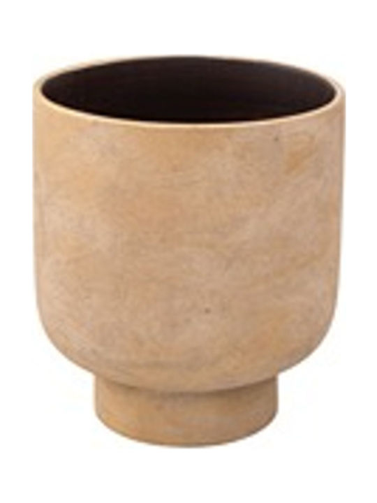 Zen Collection Planter Ceramic Beige 28x28x31cm.