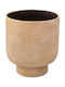Zen Collection Planter Ceramic Beige 28x28x31cm.