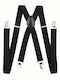 Black Suspenders Silver Clips 12mod15