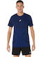 Road Seamless Athletic T-shirt Navy Blue