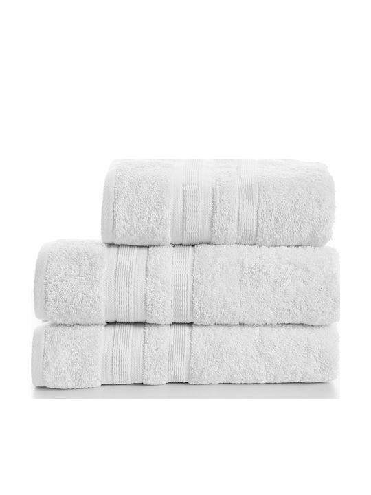 Charalambidis Textiles Hand Towel 30x50cm White Weight 650gr/m²