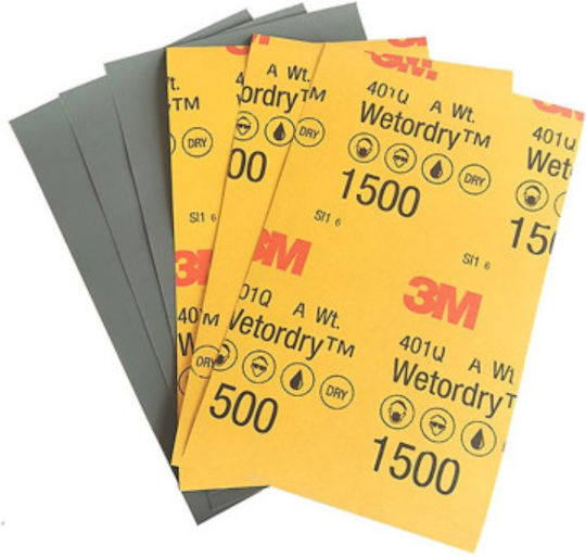 3M 401q Γυαλόχαρτο K1500 / K2000 138x230mm