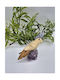 Handmade Carved Decorative Parrot With Natural Semi-Precious Stones