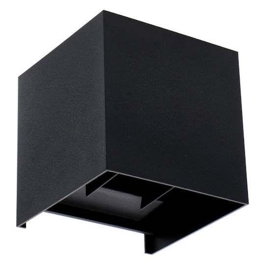 123led Wall-Mounted Outdoor Light LED IP54 5.5W with Warm White Light Double Beam