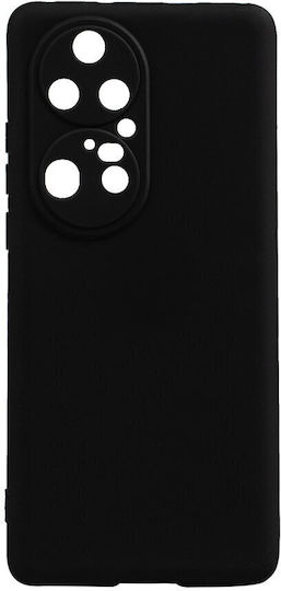 Spacer Phone Case Huawei P 50 Pro Spacer Back Cover Type Flexible Silicone Material + Microfiber Interior Black "sppc-hu-p-50p-slk"