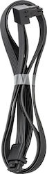 Cablemod Basics Универсален Захранващ Кабел 12v-2x6 12vhpwr 90° Direct Pci-e Variant B Stealthsense 60 См Черен Cb-unv-16pc-rb60k-r-ss
