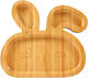 Baby Donkey Baby Food Plate made of Bamboo