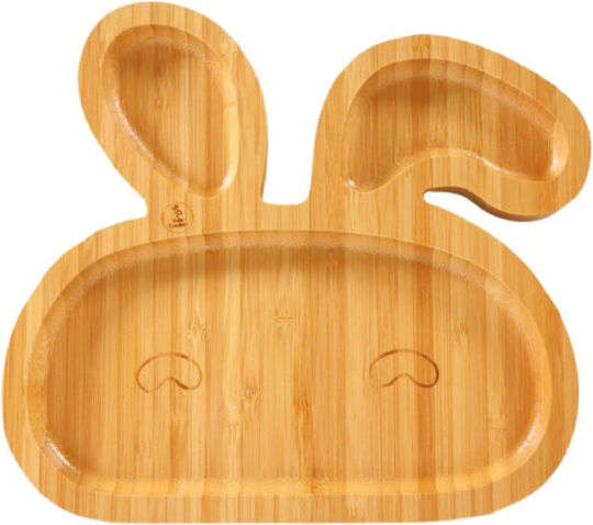 Baby Donkey Baby Food Plate made of Bamboo