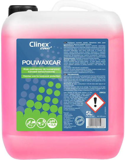Clinex Expert+ Poliwax Car 5 Litri Ceară Polimerică Pentru Întreținerea Caroseriei Auto
