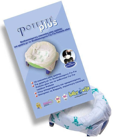 Potette Plus Potty Refill Bags for Potette Plus 10 Pieces