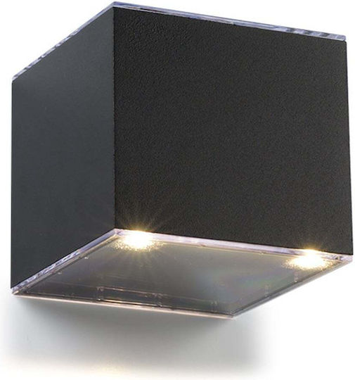 123led Επιτοίχιο Ηλιακό Φωτιστικό 20lm με Θερμό Λευκό Φως 3000K IP54