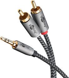 Goobay 3.5mm male-RCA female 0.5m Audio