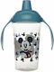 Thermobaby Mickey Mouse Full Smiles Εκπαιδευτικό Μπιμπερό Πλαστικό με Λαβές Πολύχρωμο