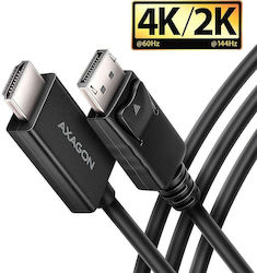 Axagon DisplayPort-Stecker - HDMI-Stecker 1,8 m Axagon DisplayPort-Stecker - HDMI-Stecker 1,8 m