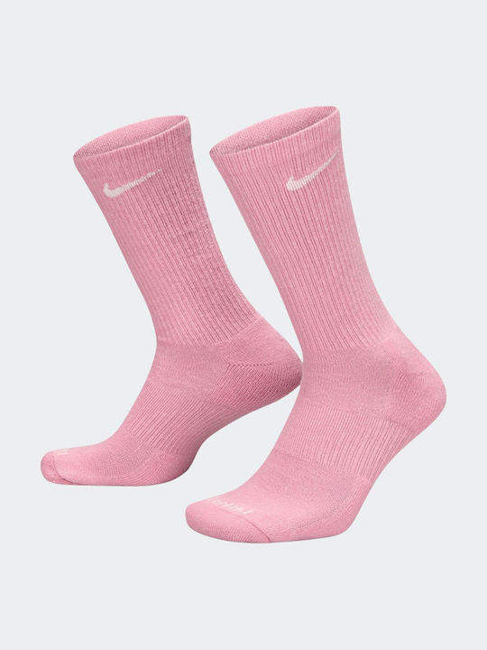 Nike Everyday Plus Cushioned Running Κάλτσες Ρο...