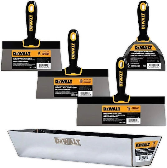 DEWALT Σπάτουλα Inox Σετ 4τμχ 3-173