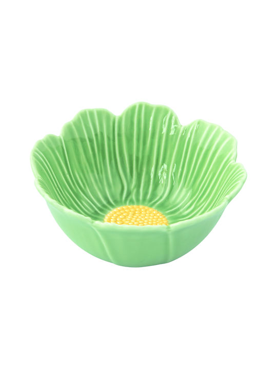 Marva Cereal Serving Bowl Round made of Porcelain Green