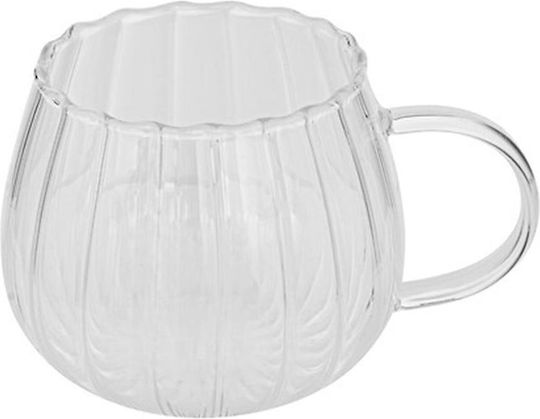 Atmosphera Pumpkin Glass Transparent Mug 350ml