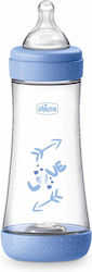 Chicco Perfect 5 Plastic Baby Bottle with Silicone Teat for 4+ Months 300ml