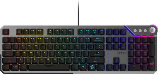 MSI Strike 600 Silent Gaming Keyboard with RGB lighting (English US)