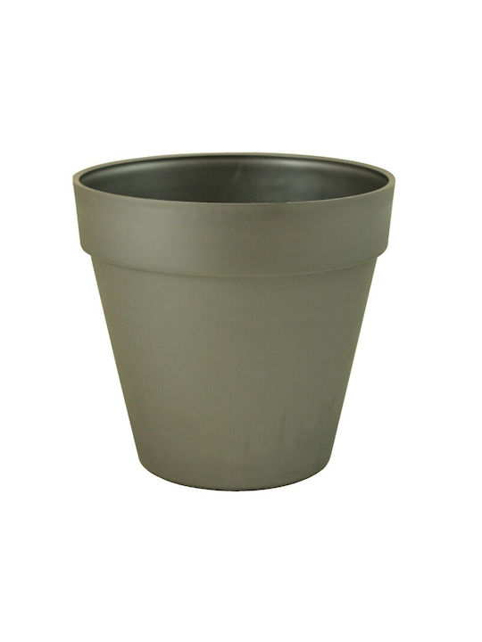 Sic Plast Deco Pot Silver 18x18x17cm.