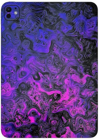 Sticker Skin Back Protection iPad Mini 7 2024 Gams Premium Vinyl Skin Back Plate Purple Gams-vnl-skin-prp-001-064
