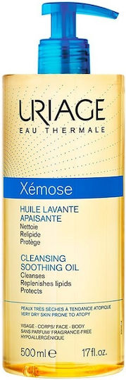 Uriage Xemose Ulei de Duș cu Unt de Shea pentru Hrană 500ml