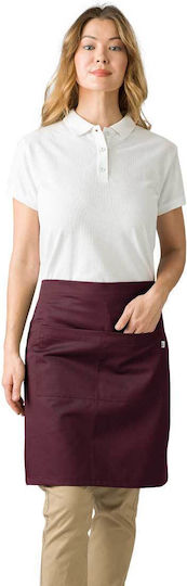 The Uniform Company Șorț Chef Mediu Burgundy