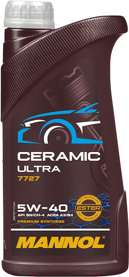Mannol Ceramic Ultra 7727 Συνθετικό Λάδι Αυτοκινήτου 5W-40 1lt