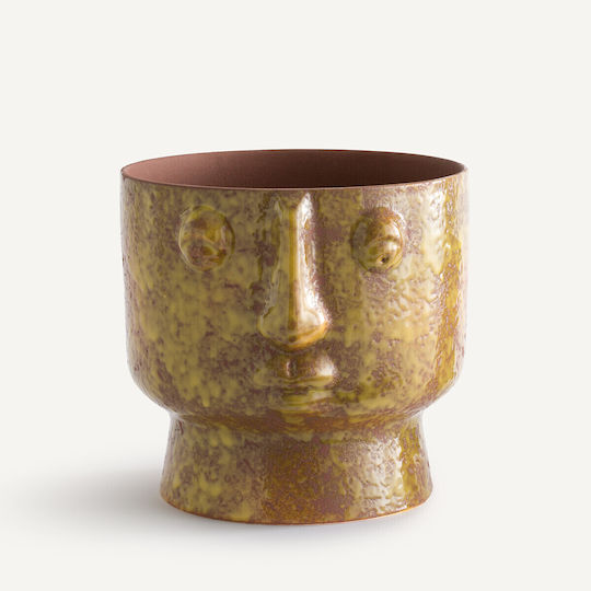 Am.Pm Planter Ceramic Yellow 34x23x21cm.