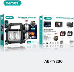 Aerbes 81005HGL50BK Презареждащ Се LED Фенер Aerbes 81005HGL50BK Презареждащ Се LED Фенер