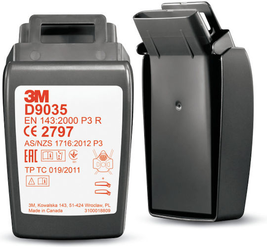 3m Secure Click Φίλτρο Σωματιδίων P3 Hard Case D9035