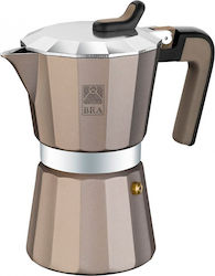 Bra Ηλεκτρικό Μπρίκι Espresso 12cups Χάλκινο Bra Ηλεκτρικό Μπρίκι Espresso 12cups Χάλκινο