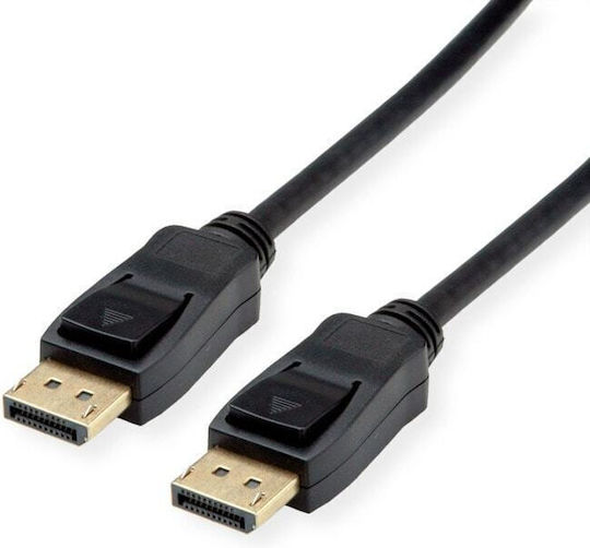 Cable Roline Value 11.99.5813 From Dp M To Dp M 5m Black