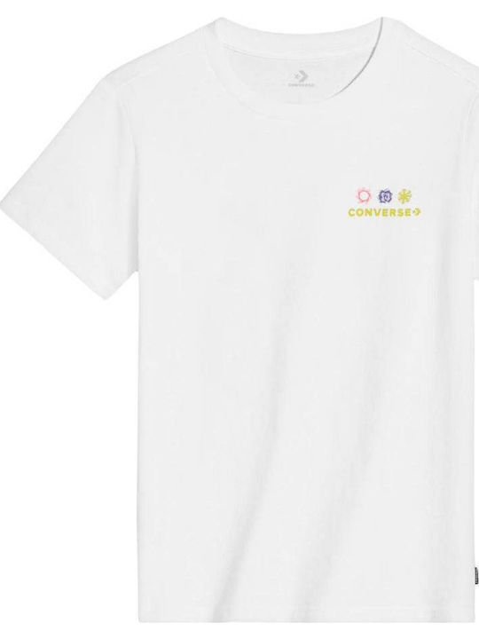 Converse Γυναικείο Αθλητικό T-shirt White