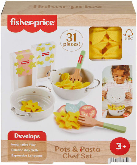 Fisher Price Παιχνίδι Μαγειρικής / Κουζινικά για 3+ Ετών 31τμχ