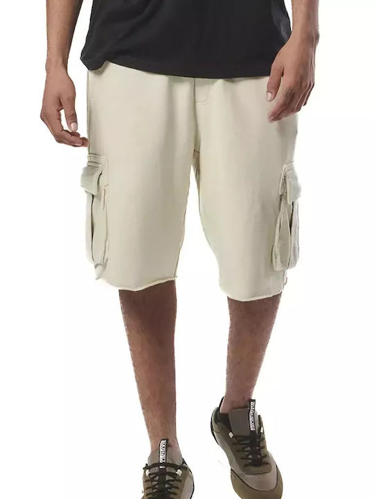 Body Action Herrenshorts Cargo Weiß