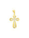 Dio Jewellery Lab Women's Cross from Gold Plated Silver