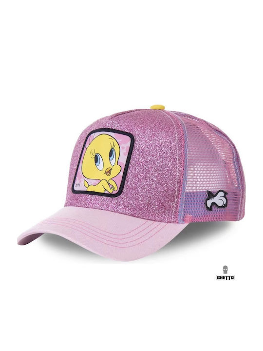 Ghetto Pink Glitter Cartoon Cap Titi Ghetto Pink Glitter Cartoon Cap Titi