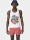 Men's Swimwear Shorts Orange