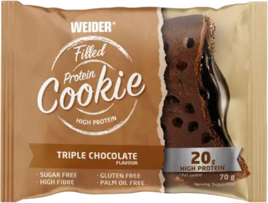 Weider Biscuits Protein With Filling Sugar Free 10pcs 70gr