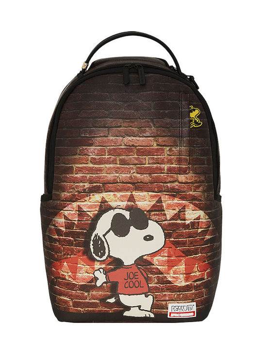Sprayground DLXR School Bag Backpack Junior High-High School Brown with Water Bottle Holder