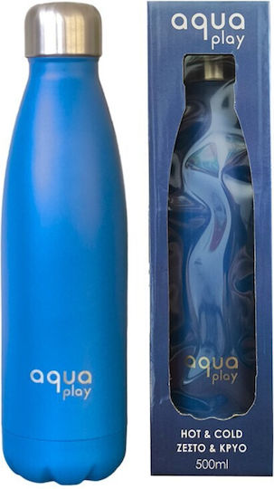 Aquaplay Bottle Thermos Stainless Steel 500ml Blue