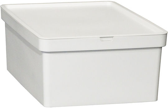 Viomes Nova Plastic Cutie de Depozitare cu Capac Gri 28x18cm 1buc