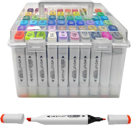 Justnote Zeichenmarker Doppelseitig Set 60Stück