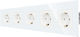 Luxion Priză Electrică Mortice Albă