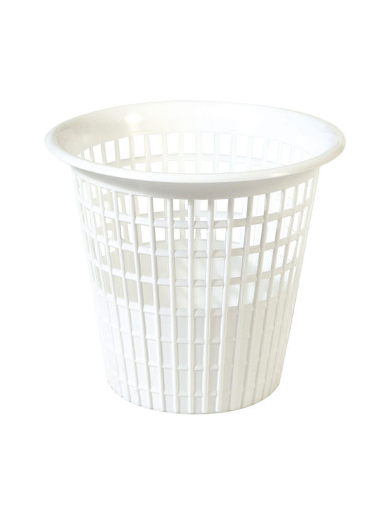 Office Waste Bin Open D27 5x24h Cm White